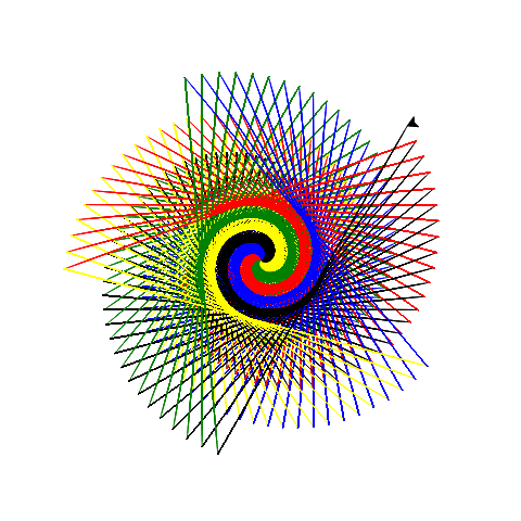 python海龟绘图画圆图片